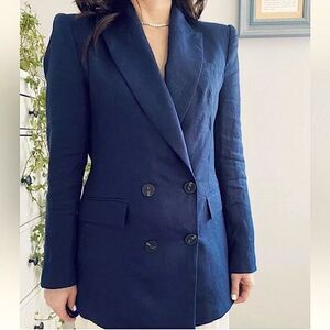 NWT  LINEN BLAZER Size XS